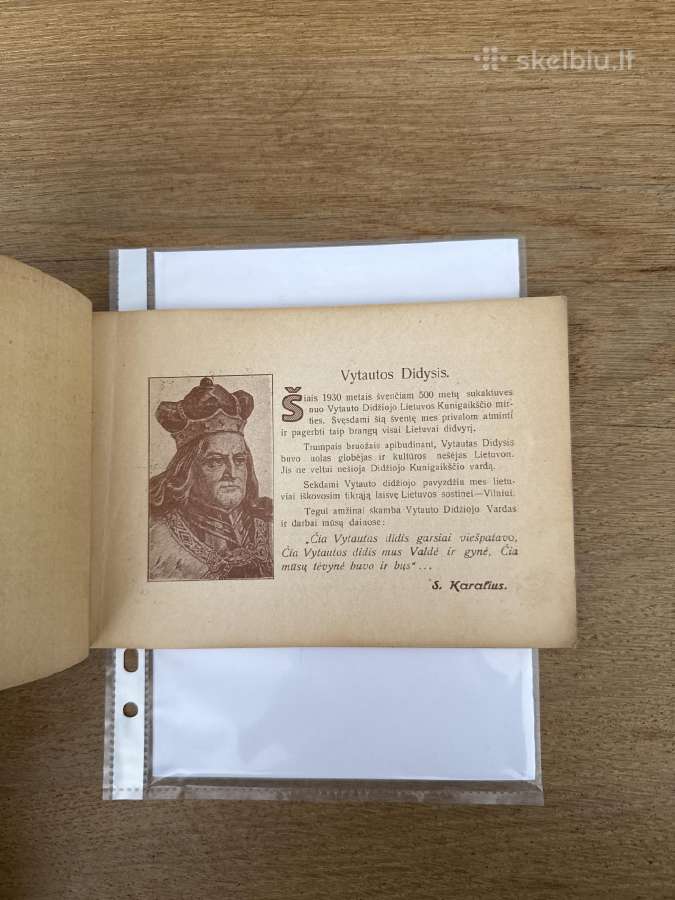 D.l.k. Vytauto didž. 500 m. albumėlis 1930 m - nuotraukos Nr. 2