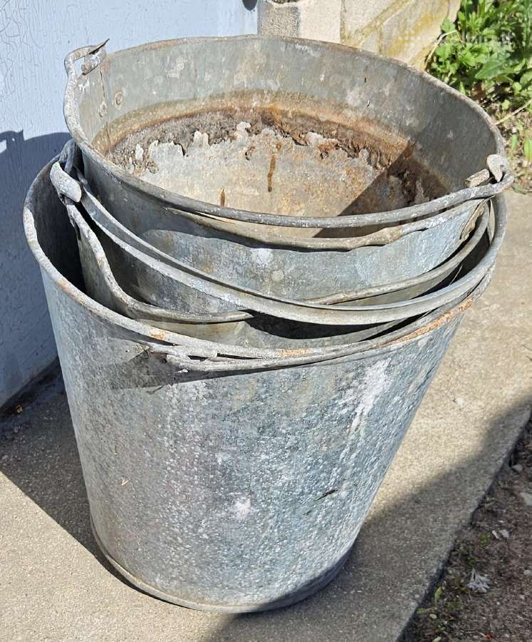 Kibirai Cinkuoti 3vnt. 12,15 ir 20ltr