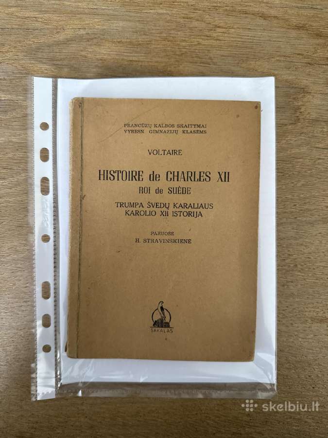 Histoire de Charles Xii roi de Suede 1939 m.