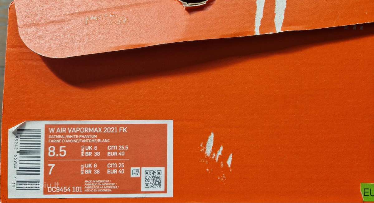 Nike Air Vapormax originalūs - nuotraukos Nr. 5