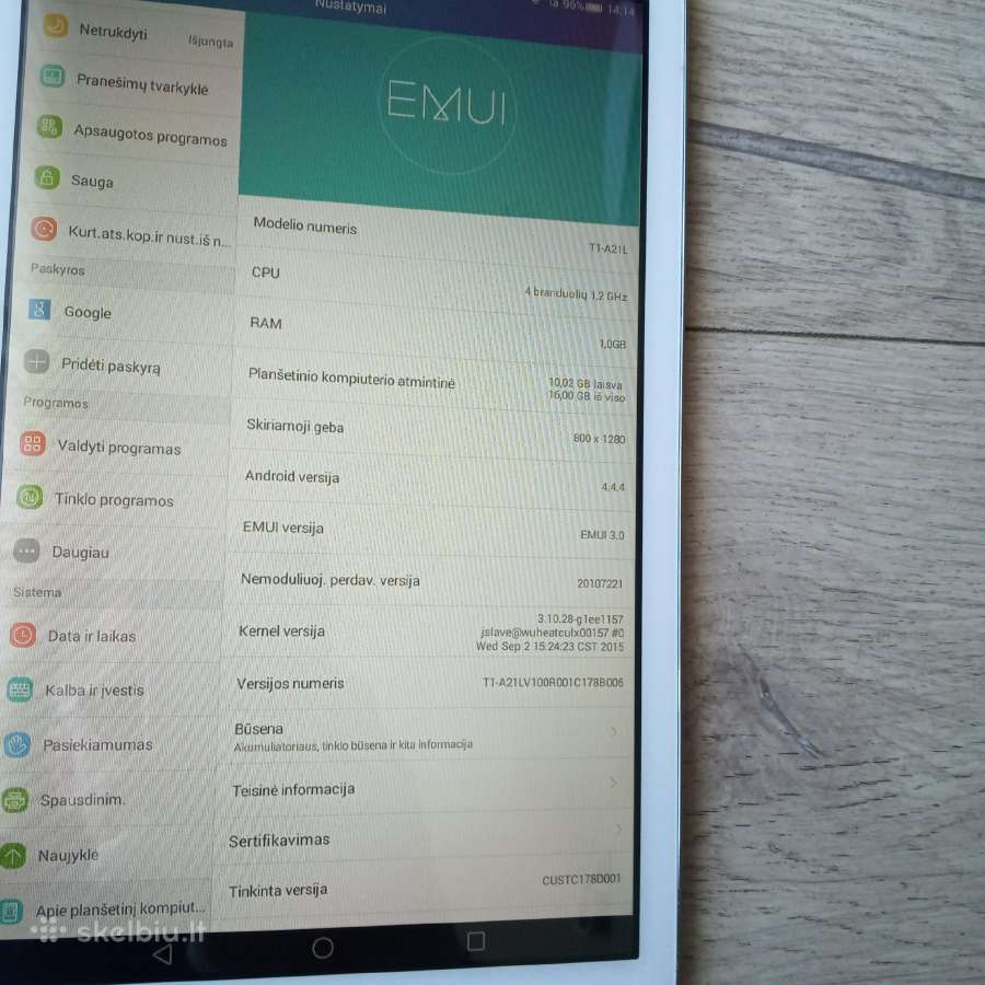 Huawei ploncete su sim - nuotraukos Nr. 4