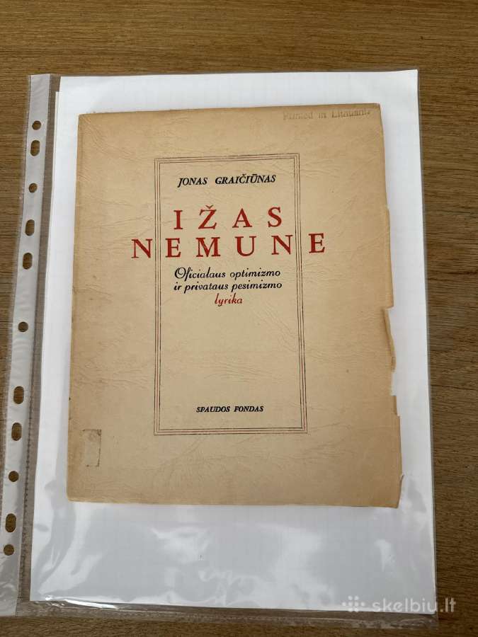 Ižas Nemune 1938 m.