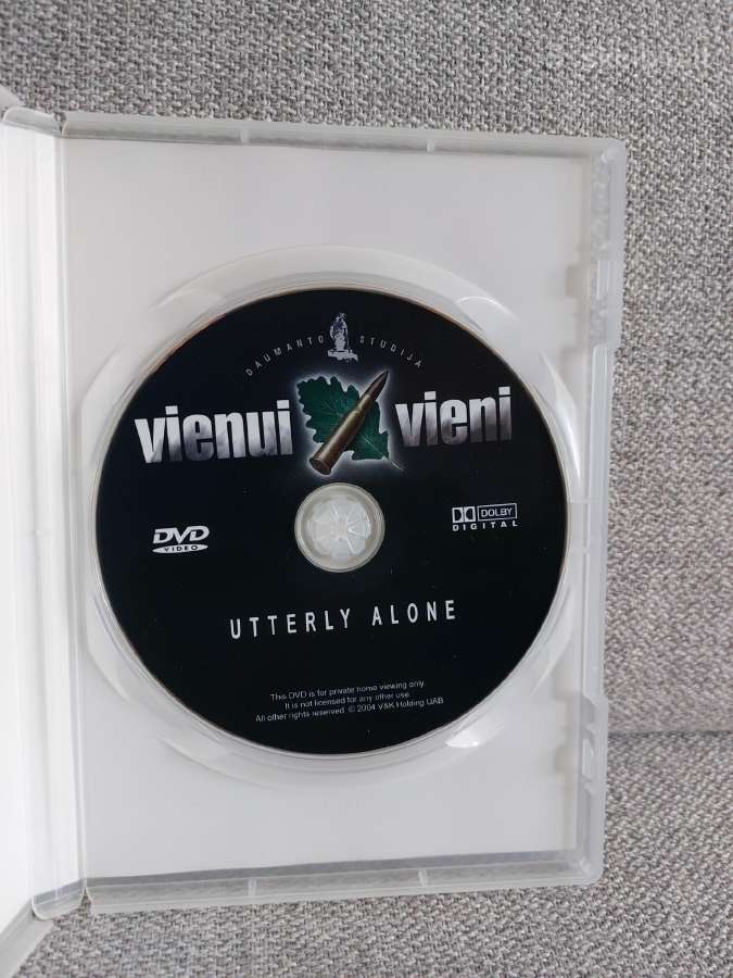 Lietuviškas vaidybinis dvd filmas Vienui vieni - nuotraukos Nr. 3