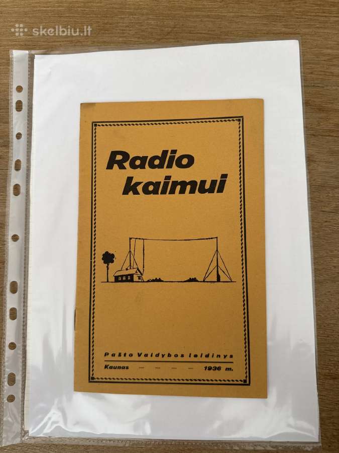 Radio kaimui 1936 m.