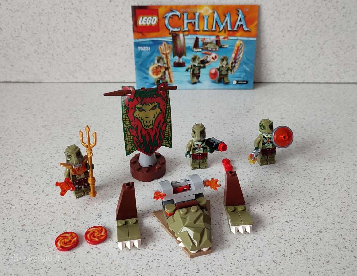 Lego Chima 70231 Krokodilų genties rinkinys - nuotraukos Nr. 3