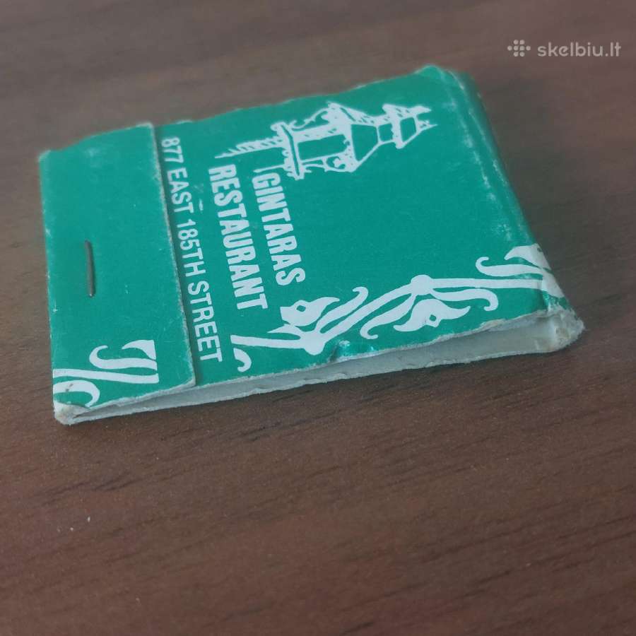 Kanadietiški degtukai su lietuviška reklama - nuotraukos Nr. 13