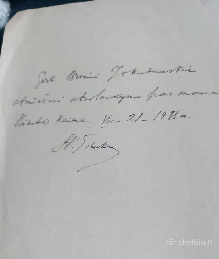 S.šimkus ,Dainos" su autoriaus parašu - nuotraukos Nr. 2