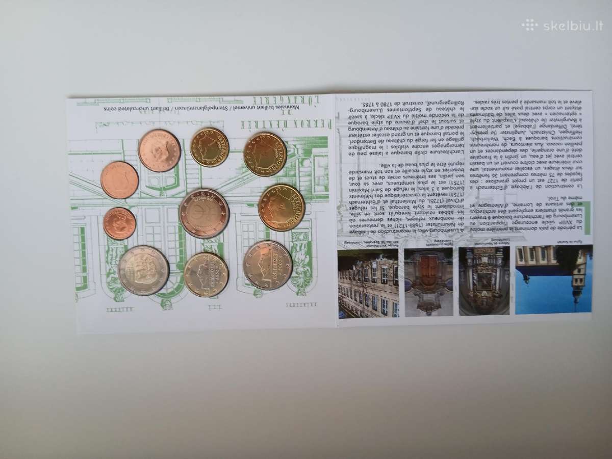 Liuksemburgas 2009 euro monetų rinkinys - nuotraukos Nr. 4
