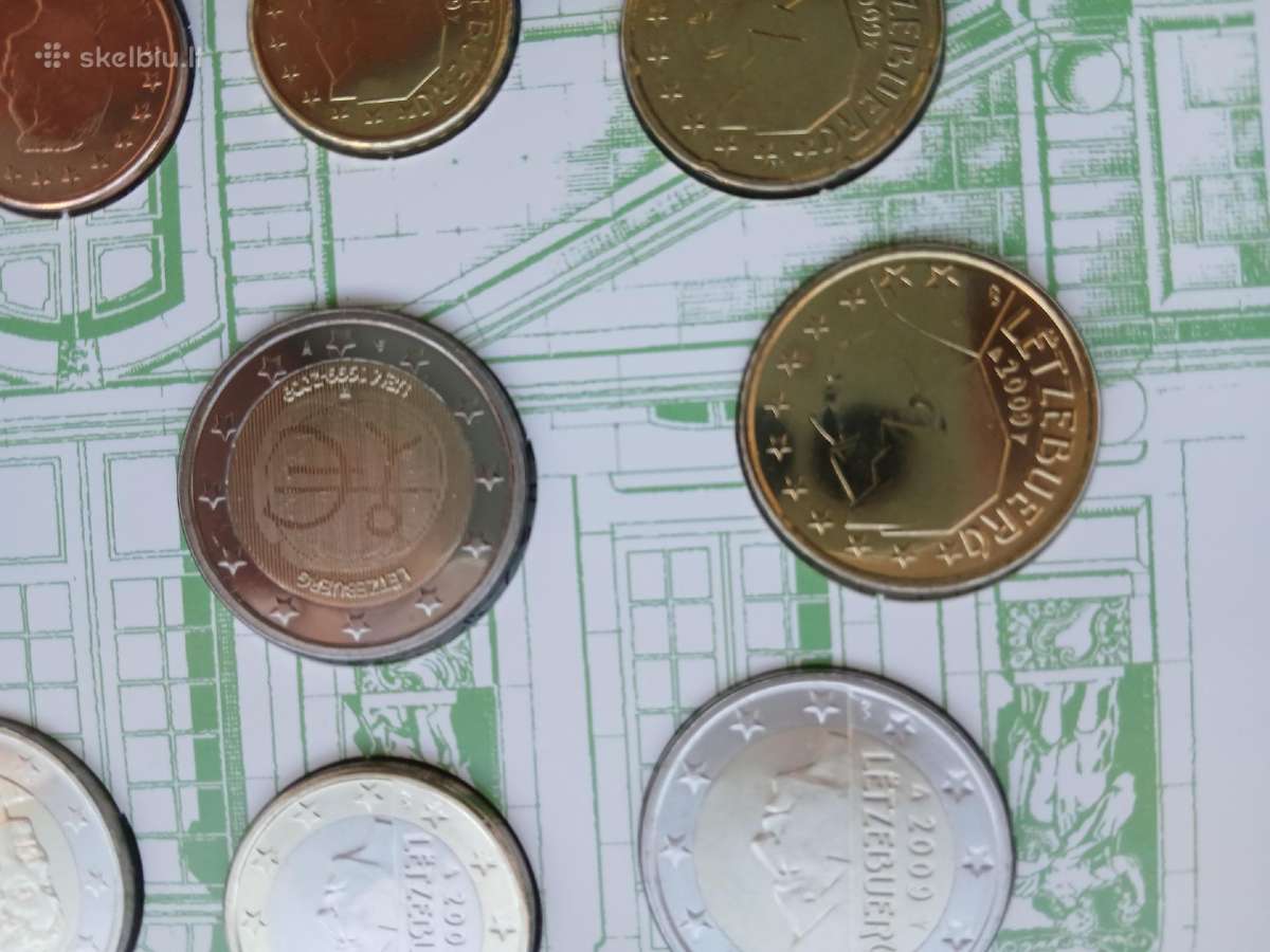 Liuksemburgas 2009 euro monetų rinkinys - nuotraukos Nr. 5