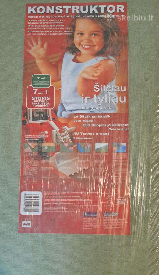Grindų šiltinimo plauštas