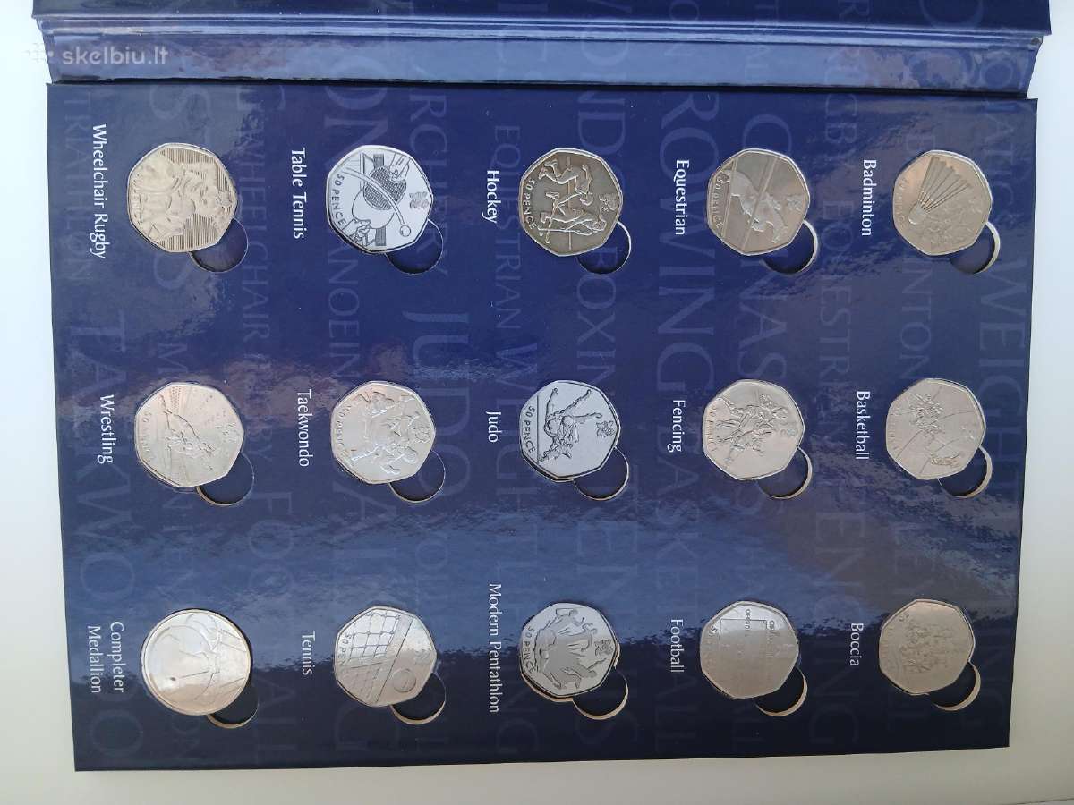 Londono Olympic 50 Pence rinkinukas - nuotraukos Nr. 2