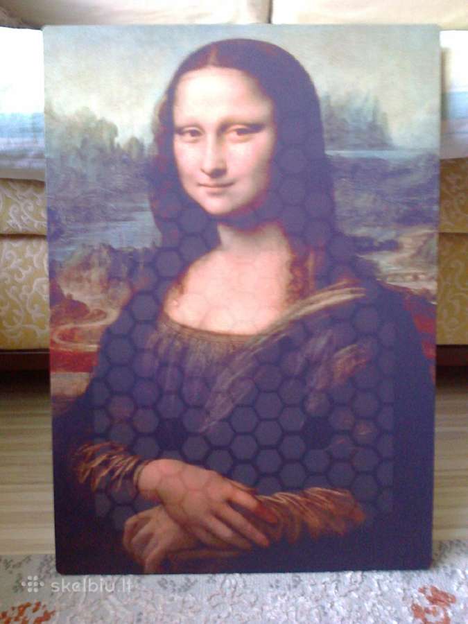 Paveikslas- Leonardo da Vinci -Mona Liza /41-57/cm