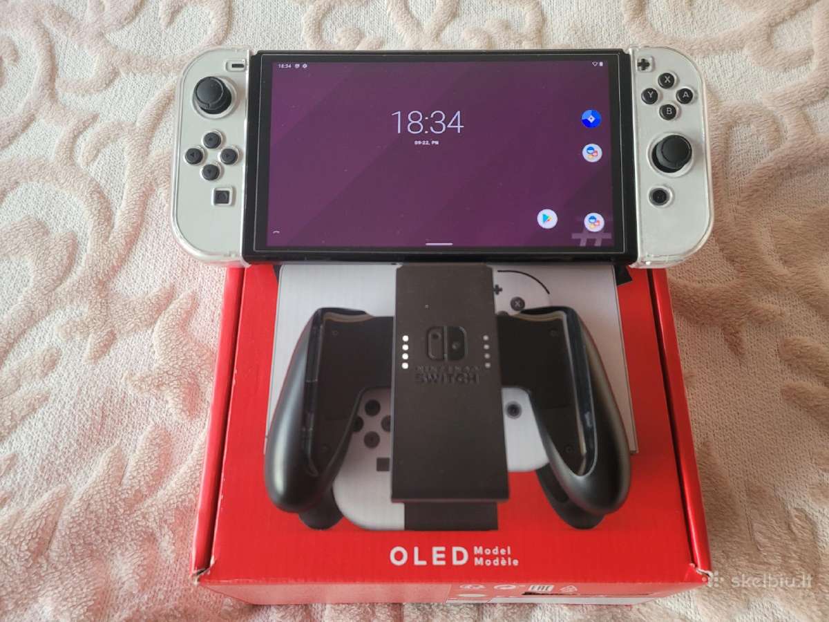 Nintendo Switch oled Atristas/jailbreak 256gb - nuotraukos Nr. 3