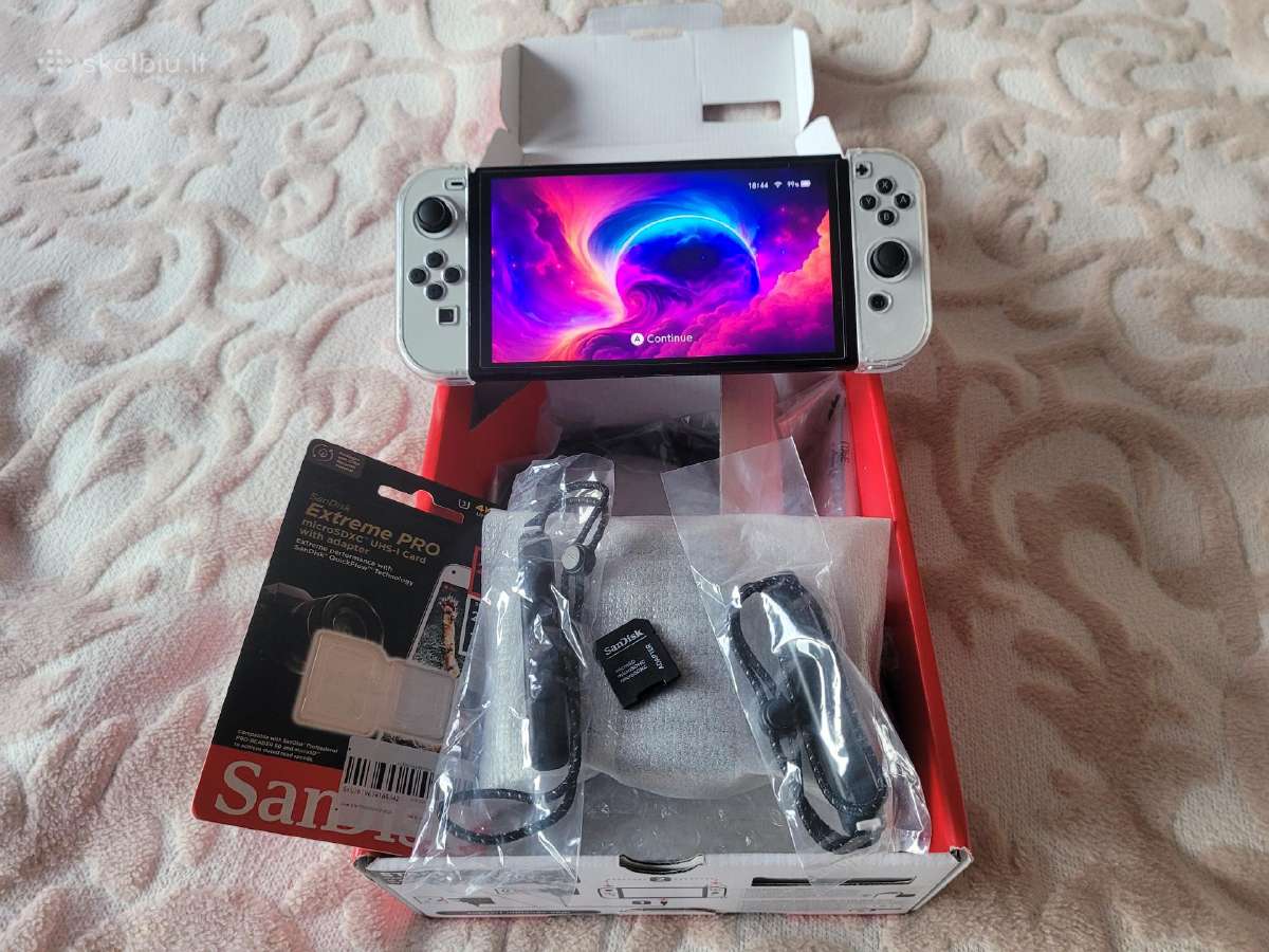 Nintendo Switch oled Atristas/jailbreak 256gb - nuotraukos Nr. 5