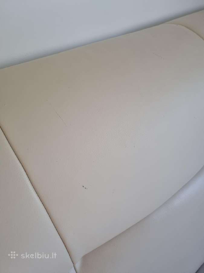 Dvigulė natūralios odos lova 160x200 be čiužinio - nuotraukos Nr. 4