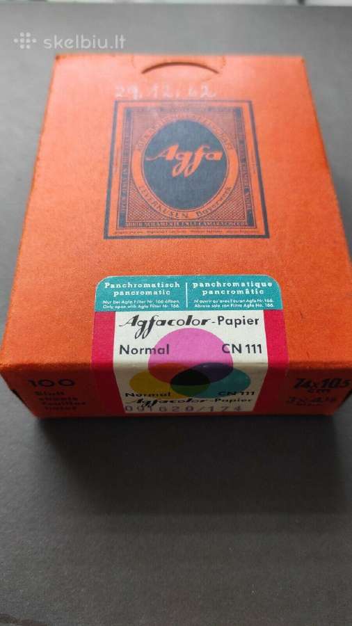 Agfa Vintazinis fotopopierius uzdarytas siunciu - nuotraukos Nr. 4
