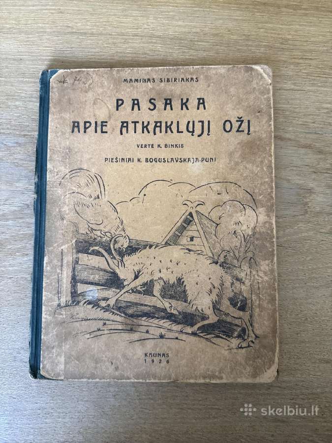 Pasaka apie atkaklųjį ožį 1923 m.