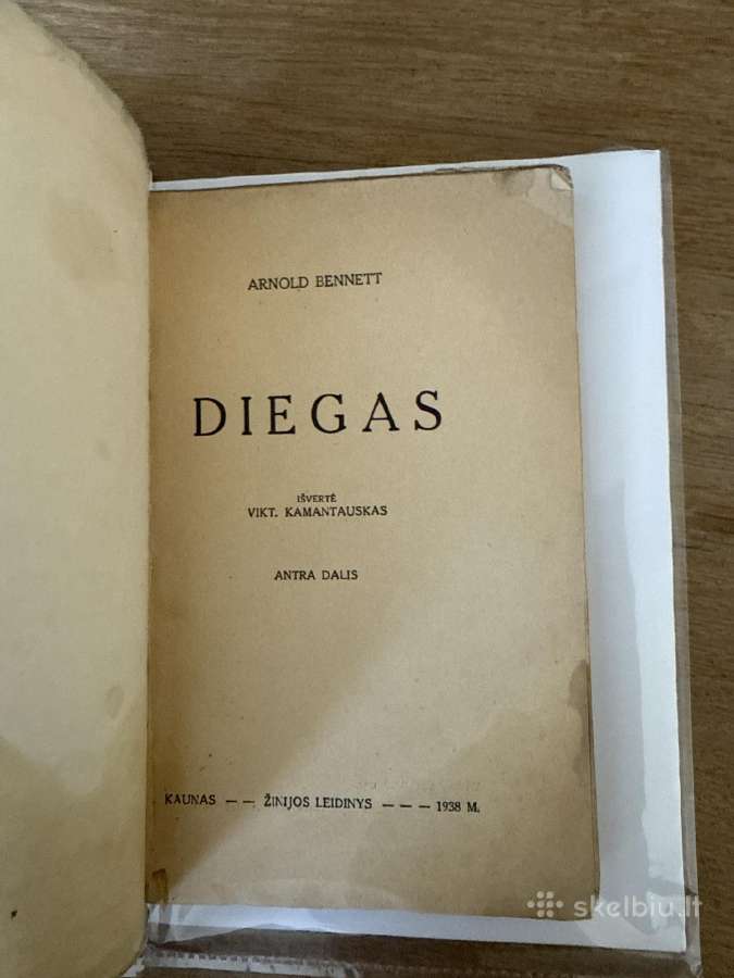 Diegas, I-II dalys. 1938 m. - nuotraukos Nr. 3