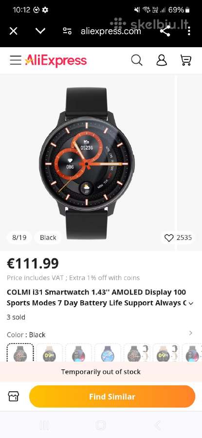 Išmanusis laikrodis Colmi, Amoled 1.43 inch - nuotraukos Nr. 6