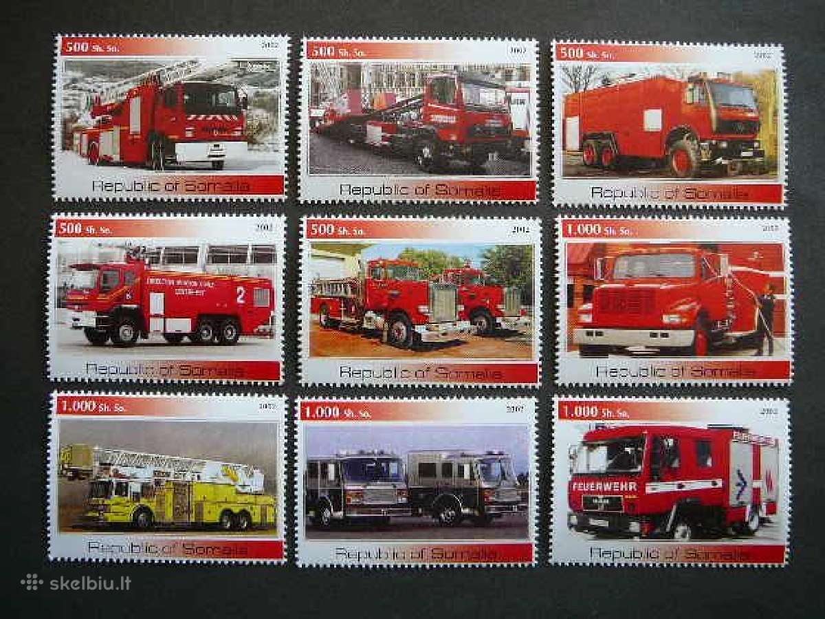Gaisrines Automobiliai Somalis 2002 Mnh som09