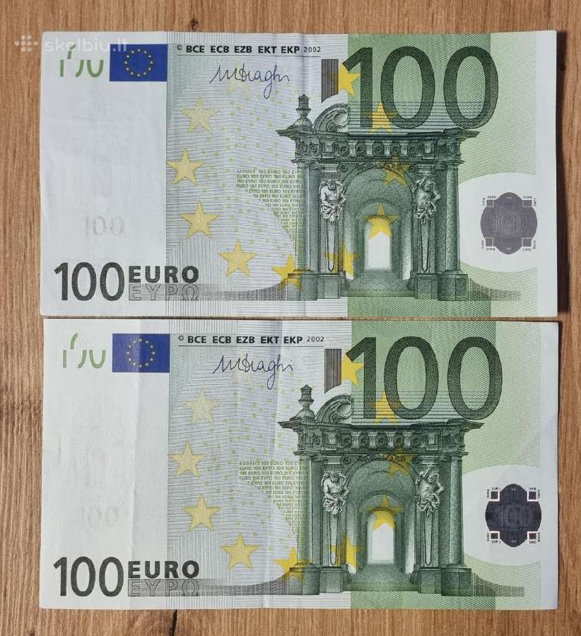 2002 metų 100 eurų