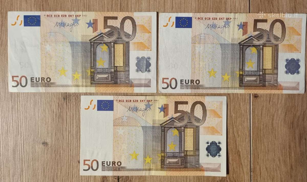 2002 metų 50 eurų