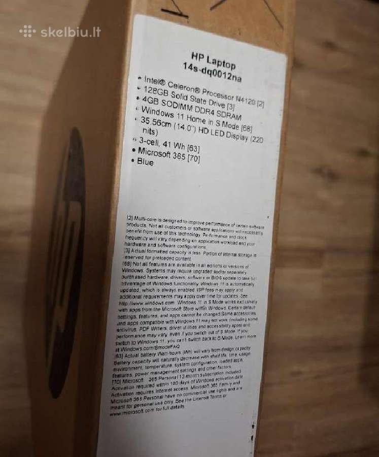 Hp 14s-dq0012na / 14a-nf0002na / 14s-dq5018na - nuotraukos Nr. 11