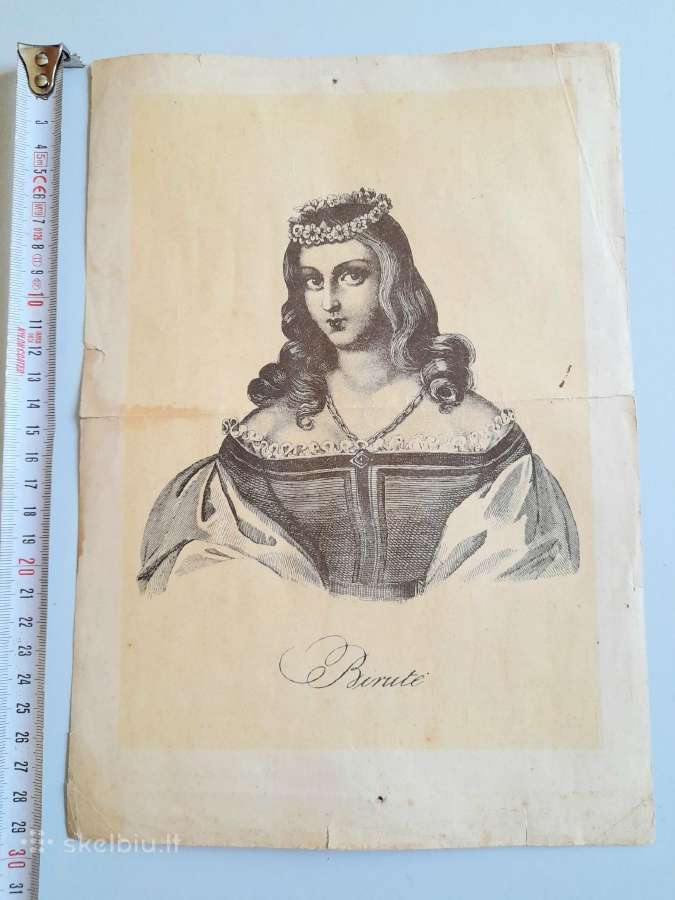 Litografija Birutė Kęstutis - nuotraukos Nr. 2