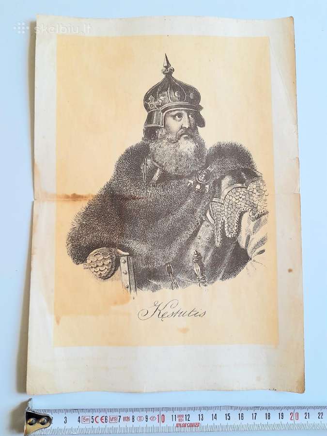 Litografija Birutė Kęstutis - nuotraukos Nr. 3