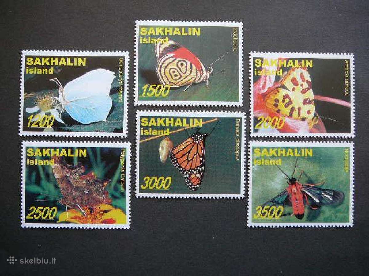 Drugeliai Sachalinas (R) 2002 svarus sch4