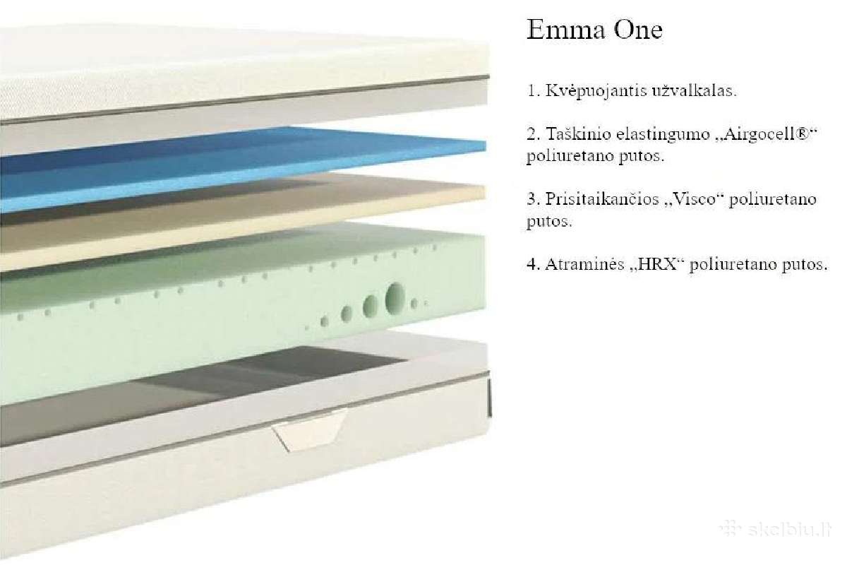 Emma One Original Čiužiniai iš Vokietijos - nuotraukos Nr. 2