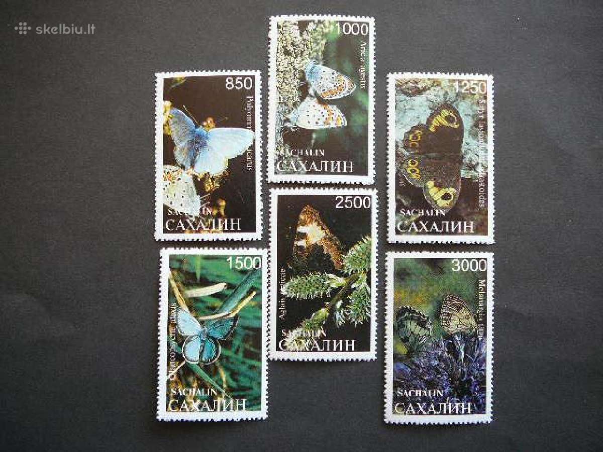 Drugeliai Sachalinas (R) 2001 svarus sch5