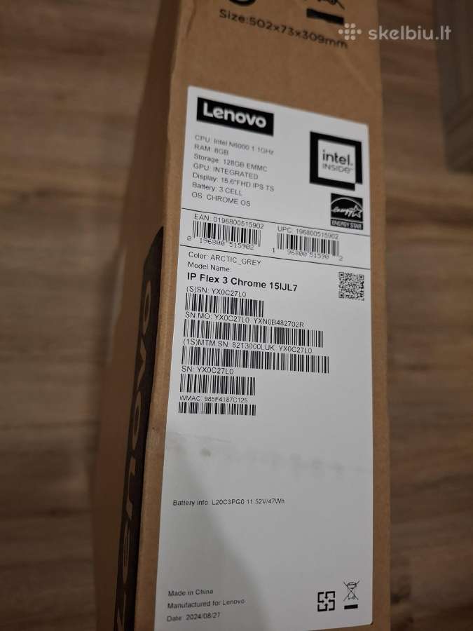 Lenovo Ideapad Flex 3i Pentium 128gb Ideapad Duet - nuotraukos Nr. 3