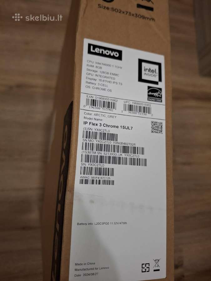 Lenovo Ideapad Flex 3i Pentium 128gb Ideapad Duet - nuotraukos Nr. 3