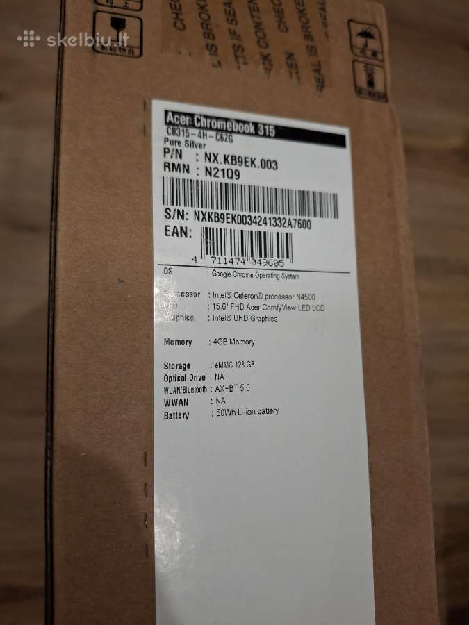 Acer Aspire Go 15, 3 Spin, Ag15-31p kompiuteris - nuotraukos Nr. 4