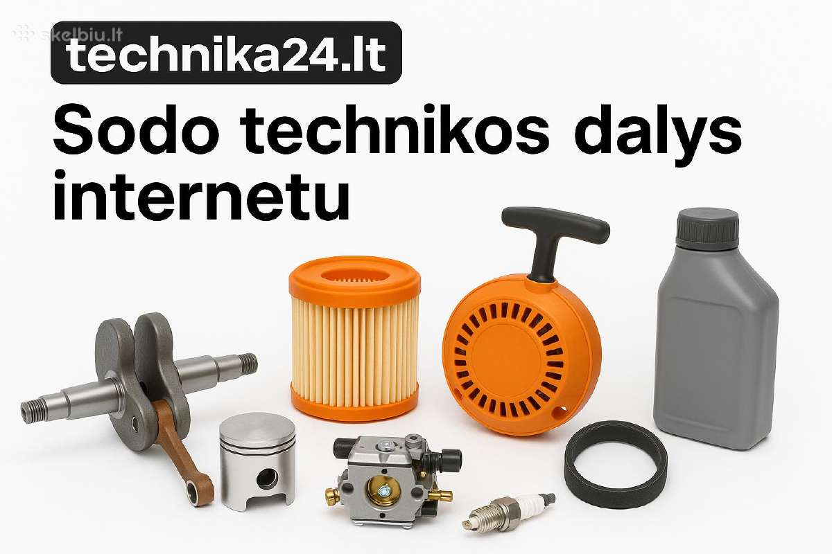 Sodo technikos dalys internetu