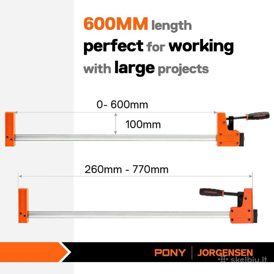 Jorgensen spaustuvai 600 mm., 680 kg. - nuotraukos Nr. 4