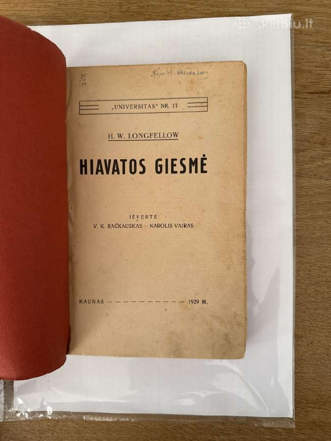 Hiavatos giesmė 1929 m. - nuotraukos Nr. 2