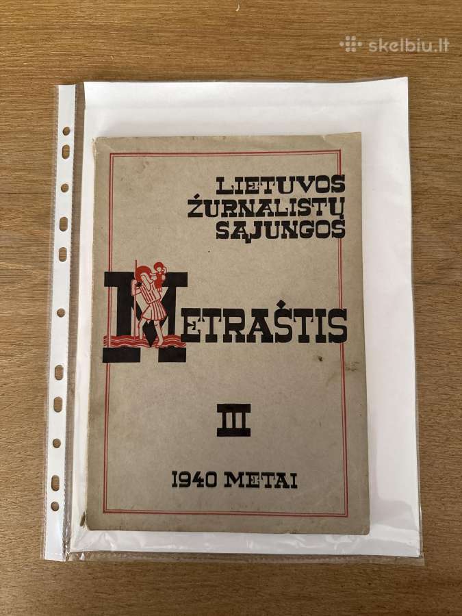 Lietuvos žurnalistų sąjungos metraštis III 1940 m.