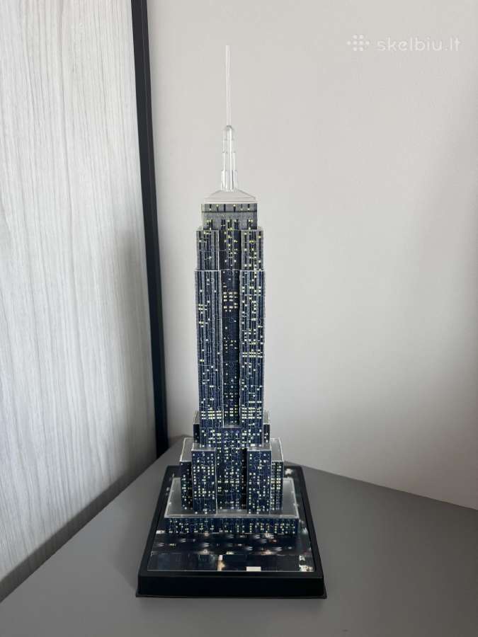 Empire State pastato 3D šviečianti dėlionė - nuotraukos Nr. 4