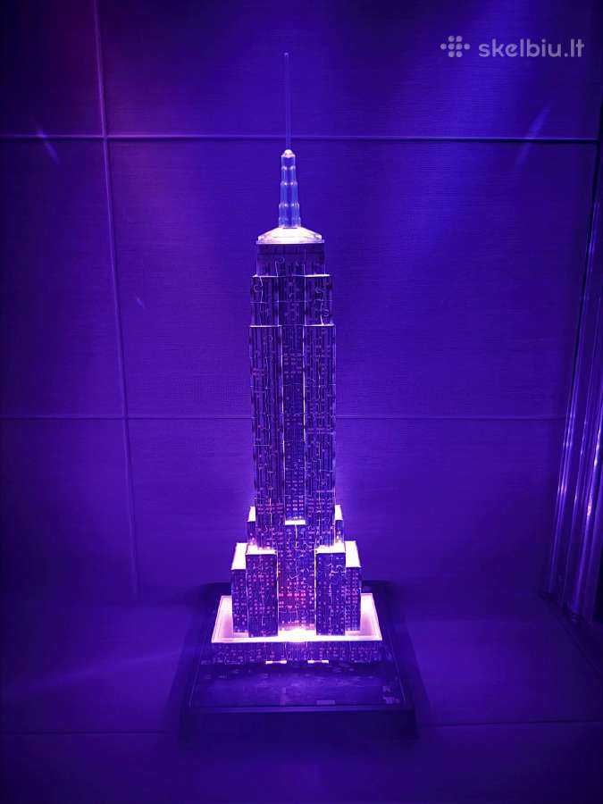 Empire State pastato 3D šviečianti dėlionė - nuotraukos Nr. 15
