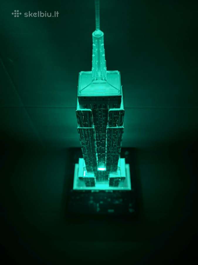 Empire State pastato 3D šviečianti dėlionė - nuotraukos Nr. 17