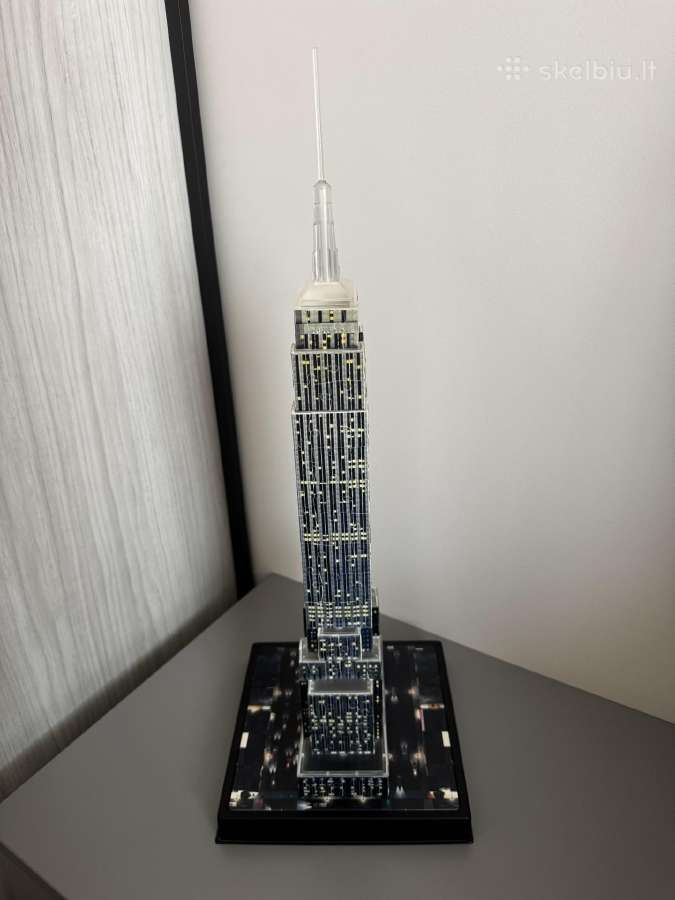 Empire State pastato 3D šviečianti dėlionė - nuotraukos Nr. 5