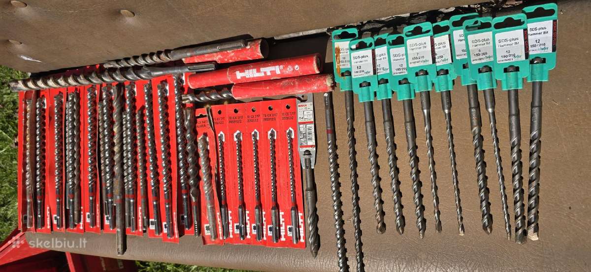 Hilti sds gražtai
