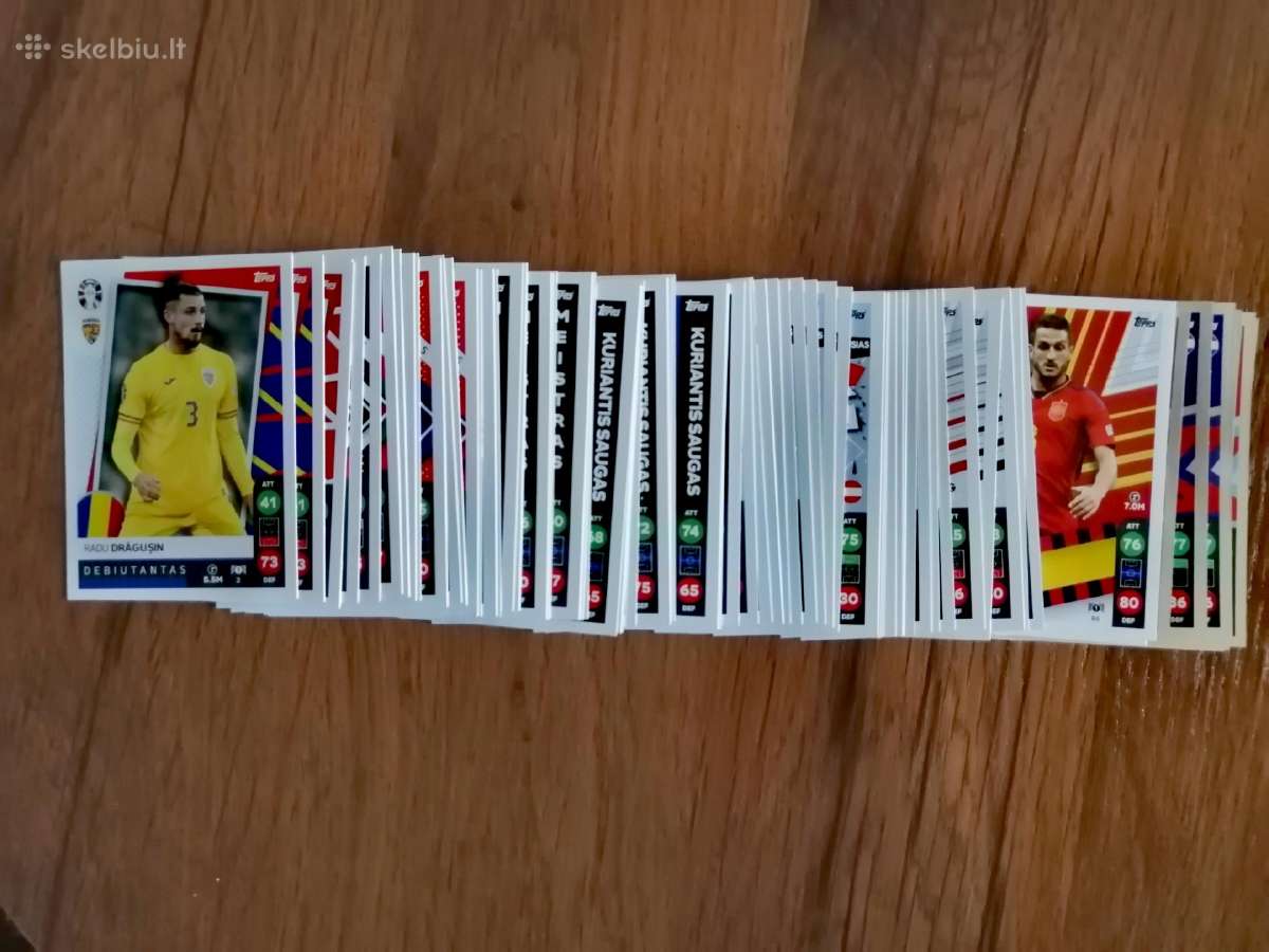 Lidl Euro 2024 Topps kolekcinės futbolo kortelės - nuotraukos Nr. 2