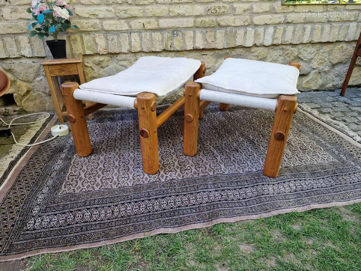 Vintažiniai skandinaviški pufai