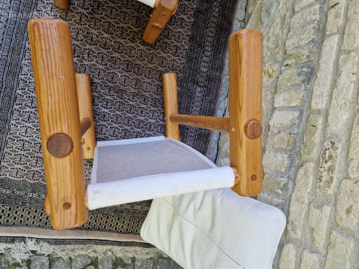 Vintažiniai skandinaviški pufai - nuotraukos Nr. 12
