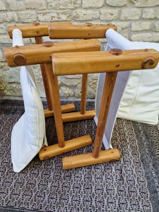 Vintažiniai skandinaviški pufai - nuotraukos Nr. 16