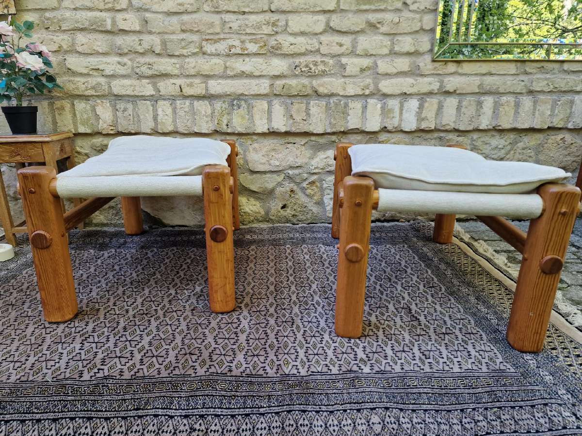 Vintažiniai skandinaviški pufai - nuotraukos Nr. 22