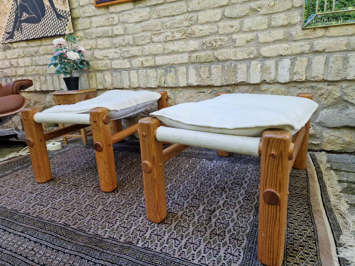 Vintažiniai skandinaviški pufai - nuotraukos Nr. 24